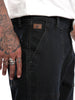 Black Cargo Stitch Jeans