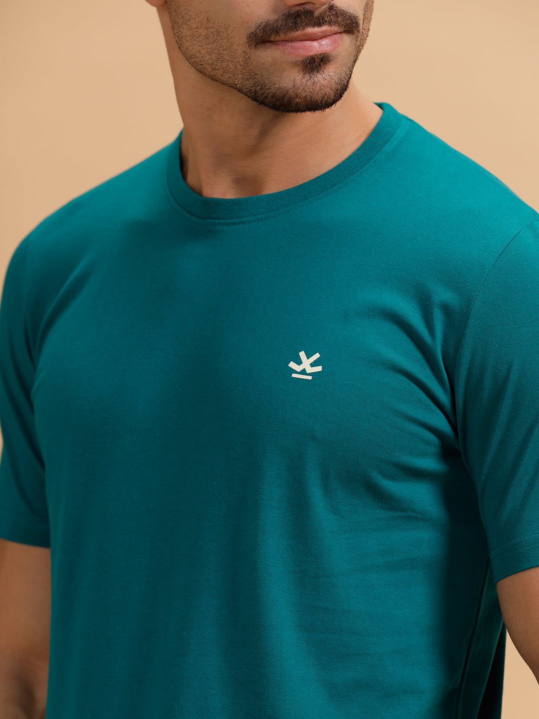 Solid Regular Fit T-Shirt | Dark Green