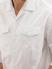 Oversized Striped Double Pocket Shirt | Off White