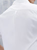 Wrogn Comfort Fit Self Textured Shirt | White