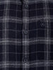 Regular Fit Checkered Shirt | Navy Blue