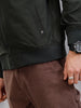 Solid Bomber Jacket | Dark Green