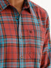 Regular Fit Full Sleeve Checkered Shirt | Brown