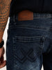 Faded Straight Fit Denim Jeans | Blue