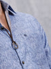 Solid Full Sleeve Regular Fit Shirt | Blue