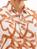 Slim Fit AOP Shirt  | White