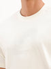 Solid Placement 3D Printed T-Shirt | Off White