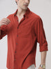 Premium Solid Rust Lyocell Shirt