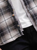 Brushed Flannel Utility Shirt In Slim Fit | Black