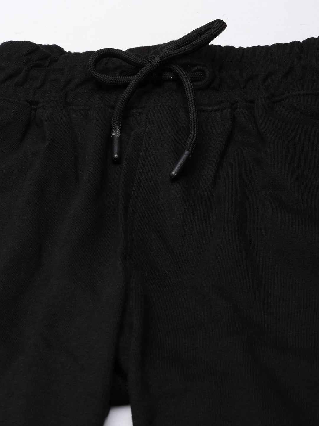 Printed Comfort Black Shorts