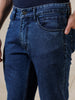 Solid Slim Fit Rugged Jeans