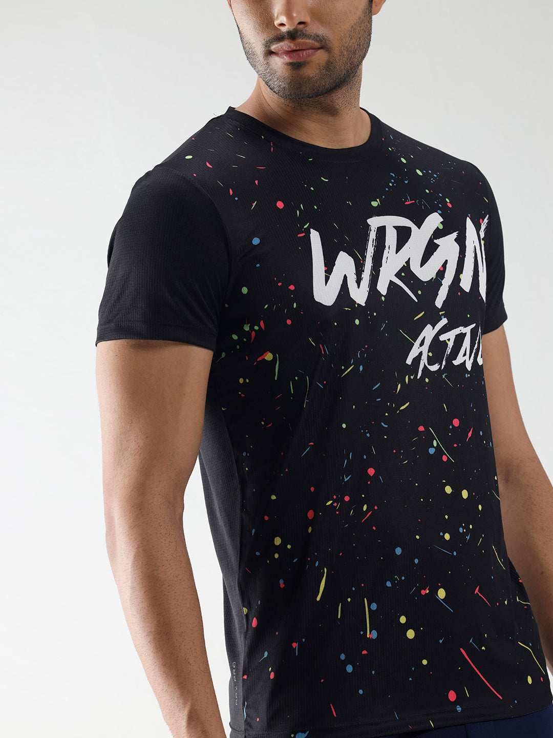 Wrogn Active Splash T-Shirt