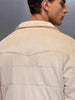 Men's Casual Oversized Jacket  | Beige