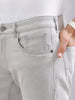 Classic Straight Fit Casual Jeans | Grey