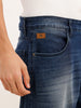 Heavy Faded Anit Fit Denim Jeans | Blue