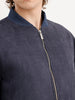 Slim Fit Bomber Jacket  | Blue