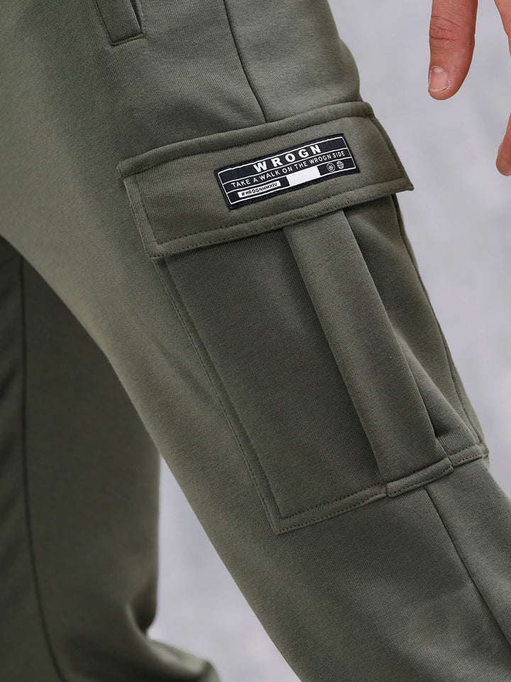 Men’s Straight Fit Knit Jogger With Pockets | Olive