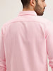 Classic Regular Fit Solid Shirt | Pink