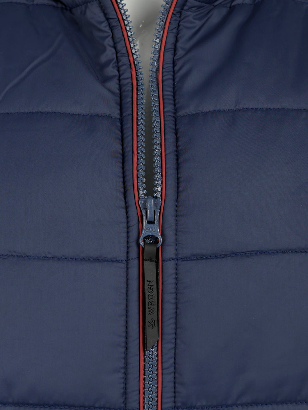 Solid Regular Fit Puffer Jacket | Blue