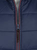 Solid Regular Fit Puffer Jacket | Blue