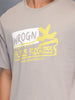 Men’sregular fit printed t-shirt | Grey