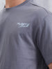 Casual Men Oversized Fit Tee With Graphic | Grey