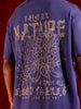 Graphic chest print oversized T-shirt | Dark blue