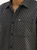 Classic Slim Fit AOP Shirt | Black