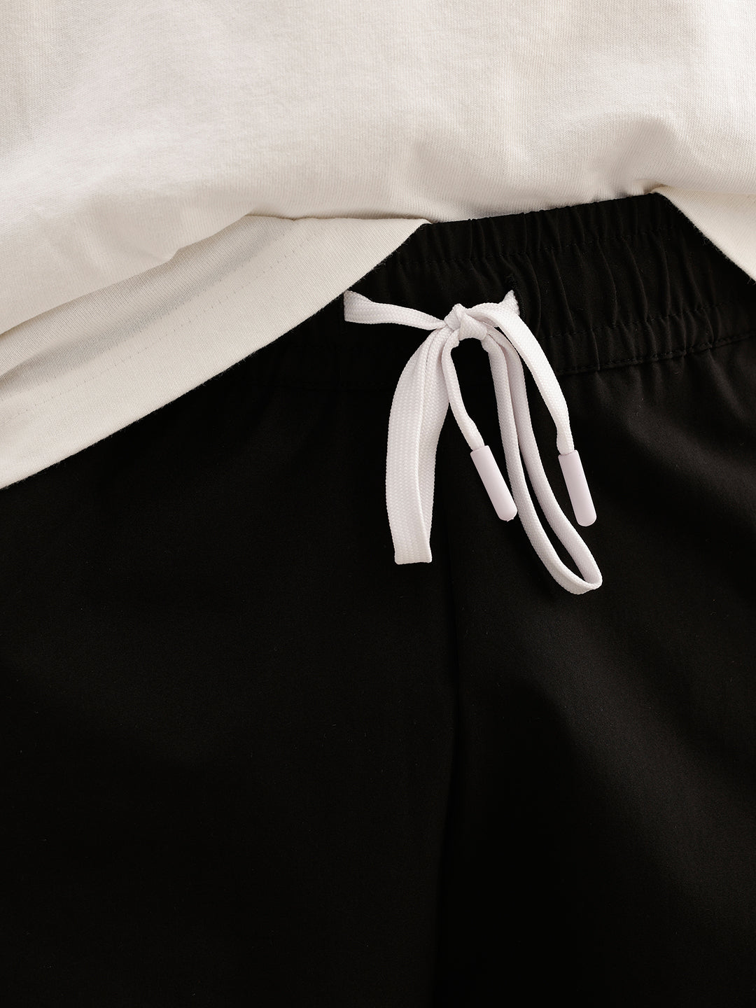 Classic Side Stripe Loose Fit Track Pant | Black