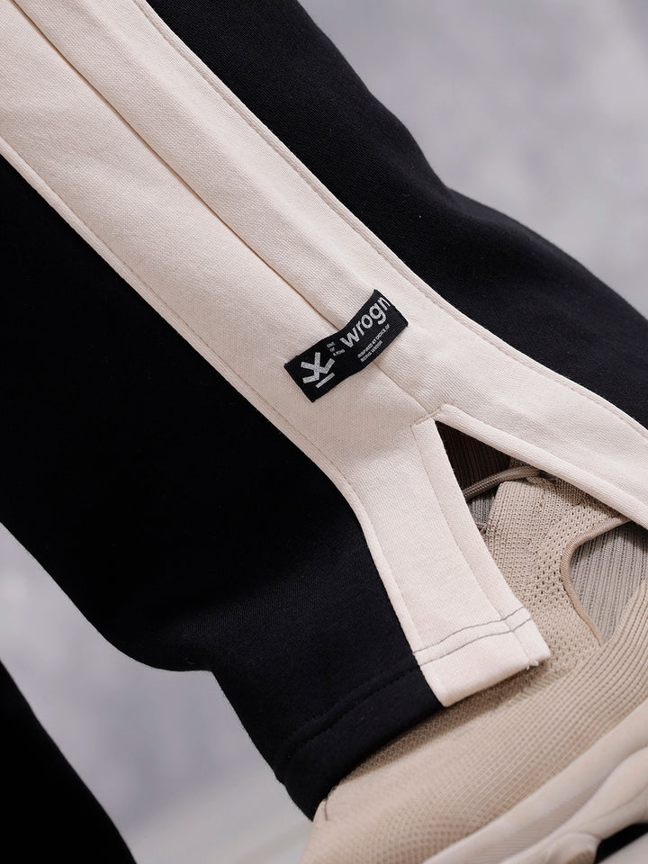 Men Oversized Fit Trackpants | Black