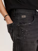 Anti Fit Distressed Denim Jeans | Black
