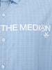 Comfort Fit Placement Printed Shirt | Light Blue