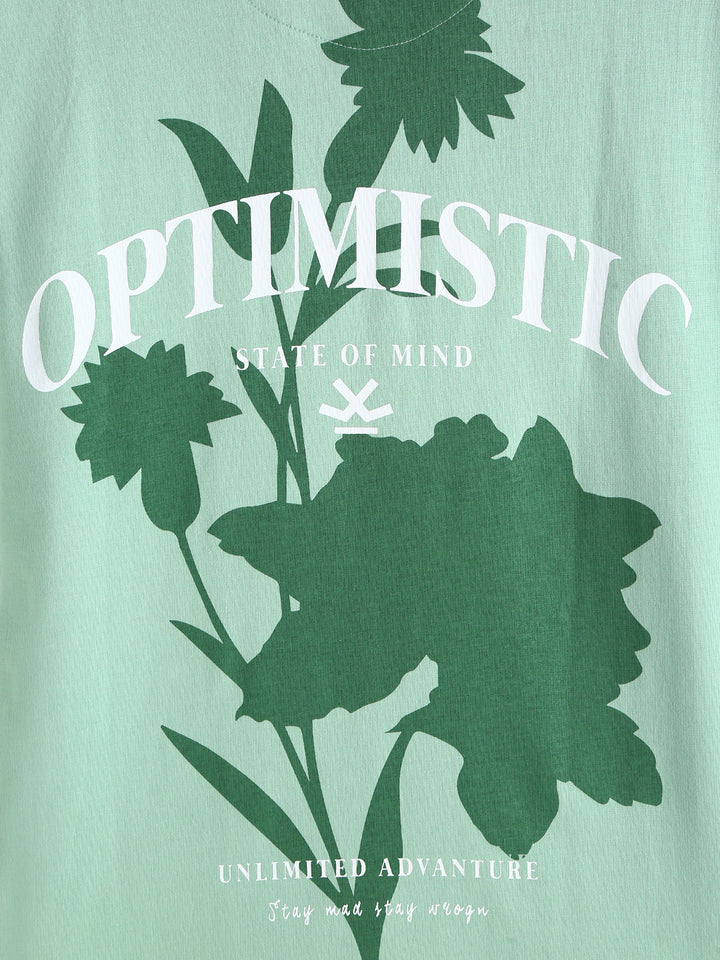 Casual Oversized T-Shirt | Green