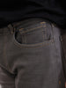 Mid Washed Straight Fit Cotton Stretch Jeans I Mid Grey