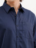 Solid Slim Fit Shirt | Blue