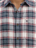Slim Fit Checkered Full Sleeve Shirt | Blue