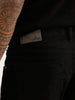 Solid Regular Fit Denim Jeans | Black