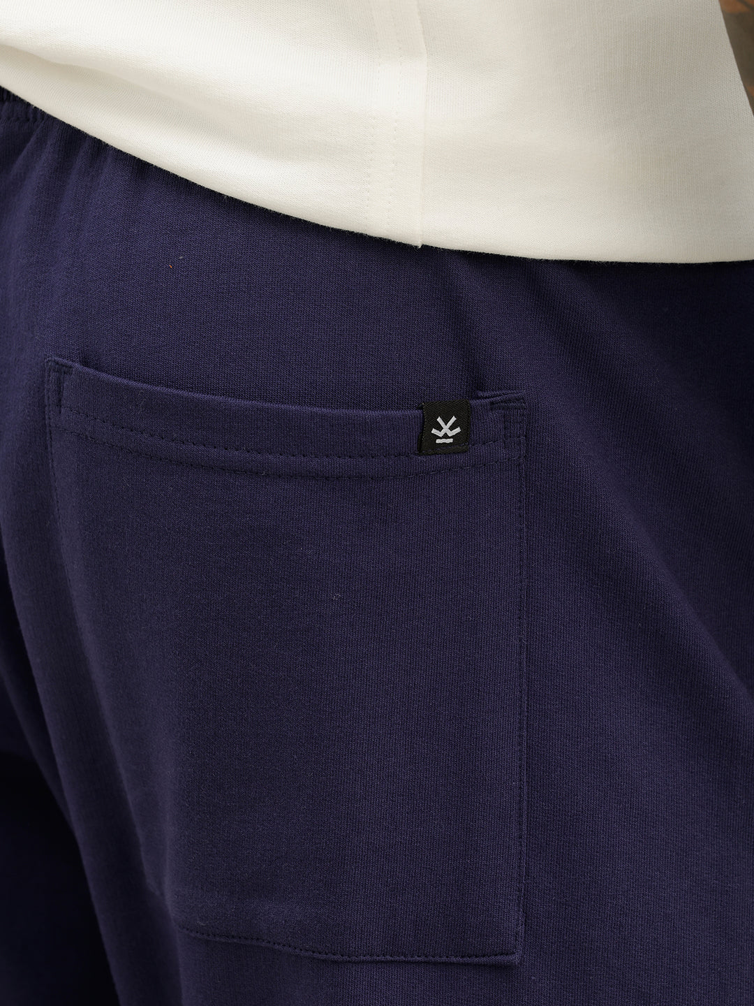 Classic Placement Patch Detail Jogger | Blue