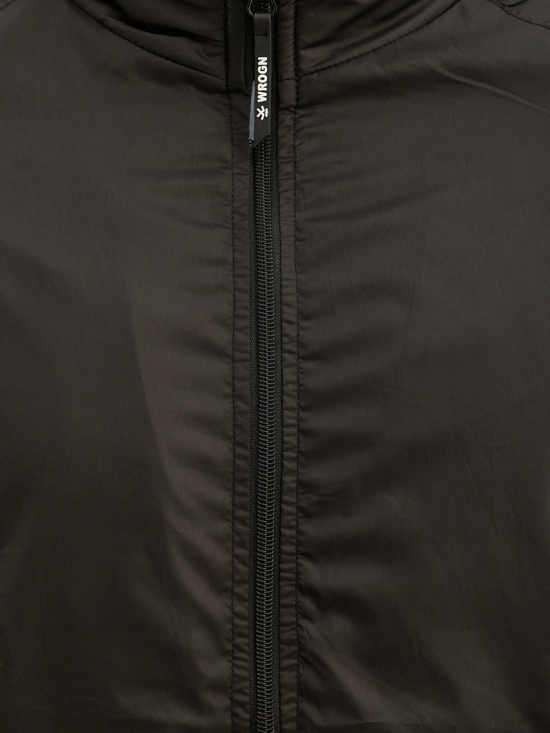 Solid Regular Fit Puffer Jacket | Grey