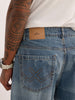 Loose Fit Washed Denim Jeans | Light Blue | WJN0200LS2125S