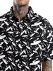 Black Graphic AOP Shirt