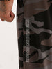 Slim Fit AOP Knitted Jogger | Black