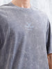 Washed Men's Casual Oversized Fit T-Shirt | Grey