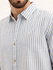 Slim Fit Textured Shirt | Blue