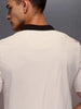 Men's contrast trim polo | Beige