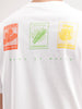 Oversized Placement Printed T-Shirt | White