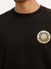 Classic Foil Printed Sweatshirt | Black