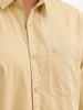 Solid Regular Fit Full Sleeve Shirt | Khaki