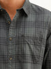 Regular Fit Checkered Shirt | Green