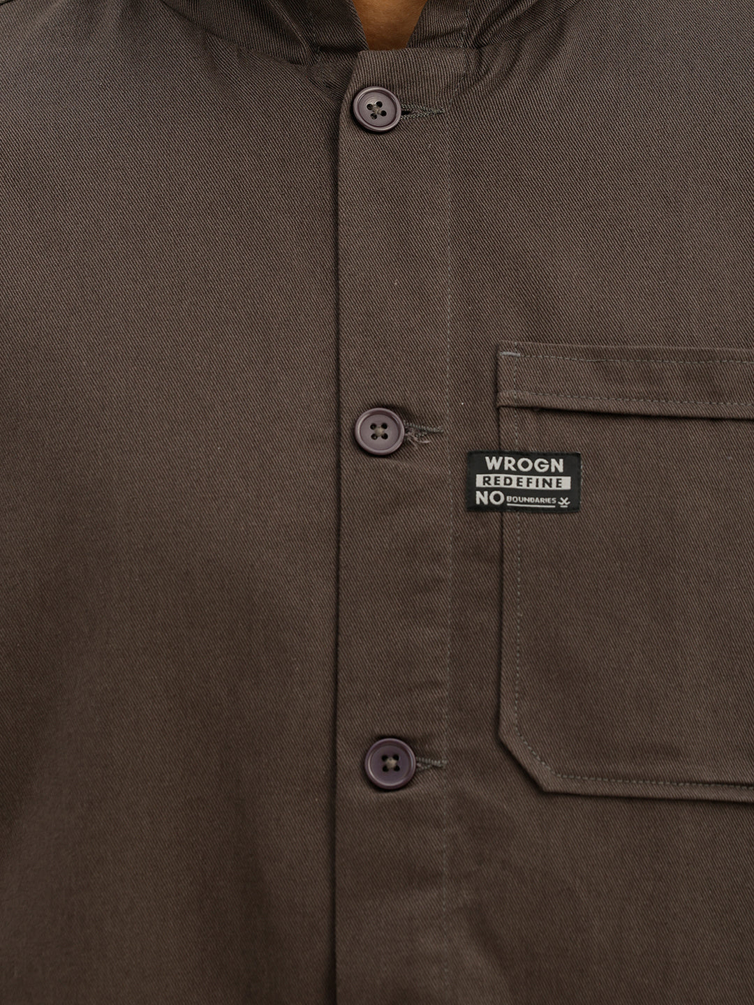 Oversized Embroidered Detail Hooded Jacket | Grey